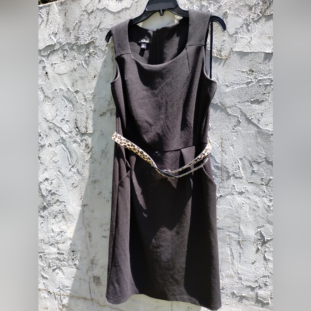 "THAT LITTLE Black Dress" with Leopard Print Accent